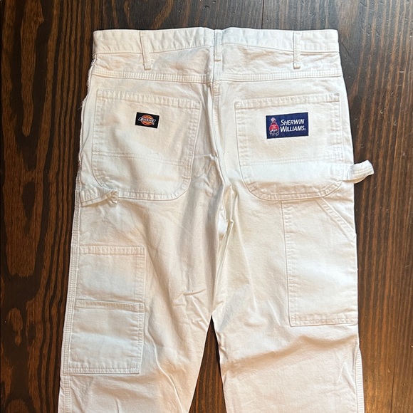 Sherwin Williams Dickies Casual Relaxed-Fit White Cotton Pants - Picture 6 of 6